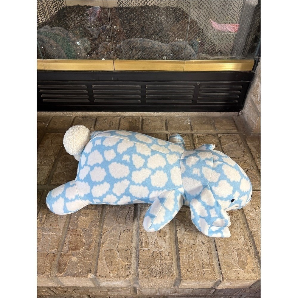Pillowfort Kid Bunny Sensory Weighted Plush Blue Cloud Design 3lbs Soft Gift NEW - Picture 7 of 7